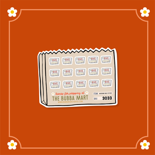 Medium Bag of Rice Bubba Bear Studios Medium Bag of Rice Stickers