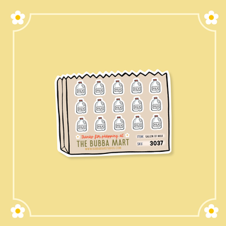 Gallon of Milk Bubba Bear Studios Gallon of Milk Stickers