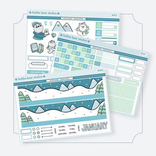 ✷NEW✷ BBS Arched Spiral Monthly Kit January Bubba Bear Studios ✷NEW✷ BBS Arched Spiral Monthly Kit