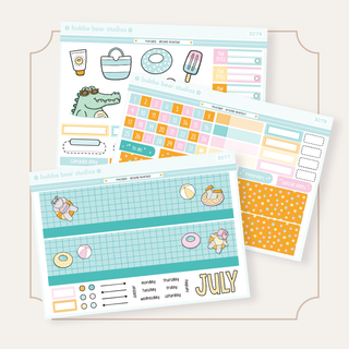 ✷NEW✷ BBS Arched Spiral Monthly Kit July Bubba Bear Studios ✷NEW✷ BBS Arched Spiral Monthly Kit