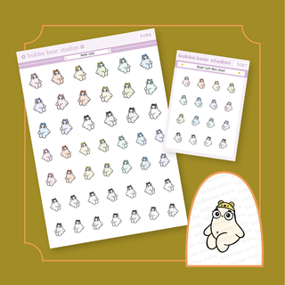 Bean Cute Buy All (Set of 2) Bubba Bear Studios Bean Cute Stickers
