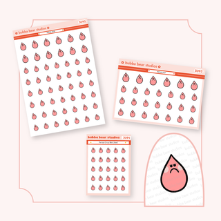 Period Drop Buy All (Set of 3) Bubba Bear Studios Period Drop Stickers