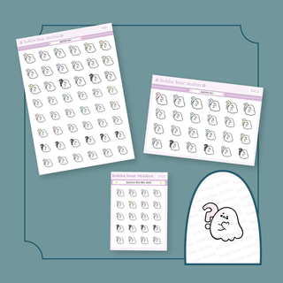 Question Boo Buy All (Set of 3) Bubba Bear Studios Question Boo Stickers