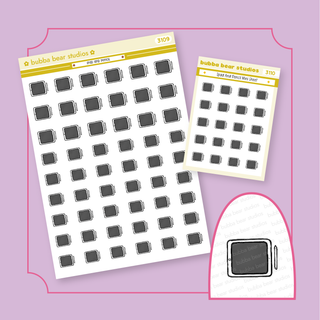 Ipad and Pencil Buy All (Set of 2) Bubba Bear Studios Ipad and Pencil Stickers