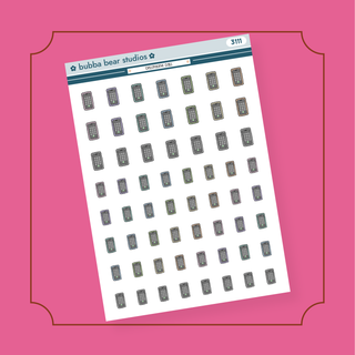 Cellphone Call Half Sheet Bubba Bear Studios Cellphone Call Stickers