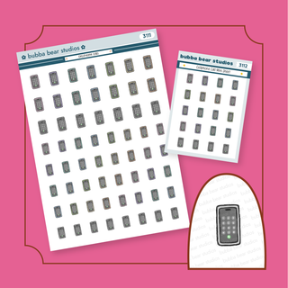 Cellphone Call Buy All (Set of 2) Bubba Bear Studios Cellphone Call Stickers