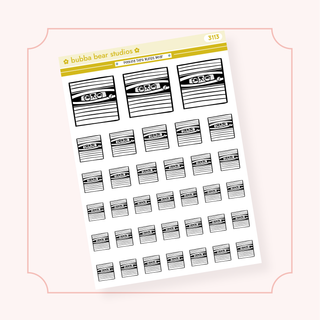 Peeking Thru Blinds Bear Half Sheet Bubba Bear Studios Peeking Thru Blinds Bear Stickers