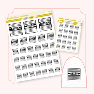 Peeking Thru Blinds Bear Buy All (Set of 2) Bubba Bear Studios Peeking Thru Blinds Bear Stickers