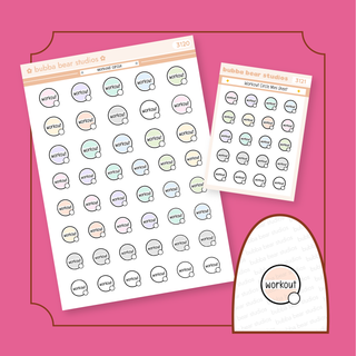 Workout Circle Buy All (Set of 2) Bubba Bear Studios Workout Circle Stickers