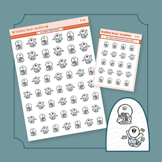 Joe Shmoe Making Money Buy All (Set of 2) Bubba Bear Studios Joe Shmoe Making Money Stickers