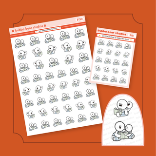 Joe Shmoe Read To Kiddo Buy All (Set of 2) Bubba Bear Studios Joe Shmoe Read To Kiddo Stickers