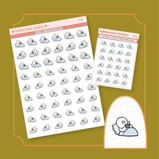 Joe Shmoe Cozy With Cellphone Buy All (Set of 2) Bubba Bear Studios Joe Shmoe Cozy With Cellphone Stickers