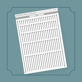 Arrows Half Sheet Bubba Bear Studios Arrows Stickers