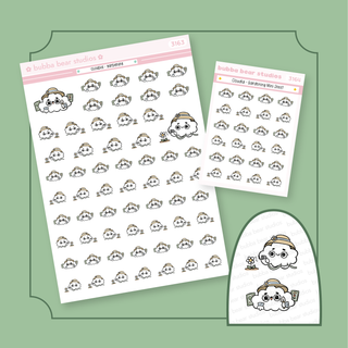 Cloudia - Gardening Buy All (Set of 2) Bubba Bear Studios Cloudia - Gardening Stickers