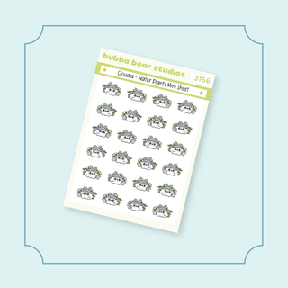 Cloudia - Water Plants Mini Sheet Bubba Bear Studios Cloudia - Water Plants Stickers