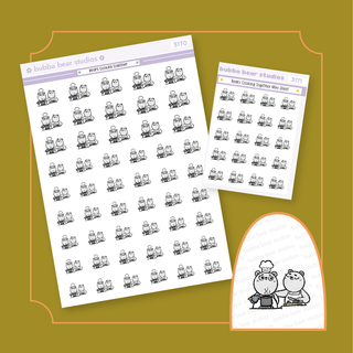 Bears Cooking Together Buy All (Set of 2) Bubba Bear Studios Bears Cooking Together Stickers