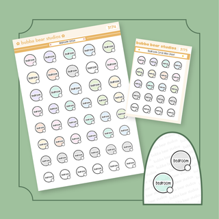 Bedroom Circle Buy All (Set of 2) Bubba Bear Studios Bedroom Circle Stickers