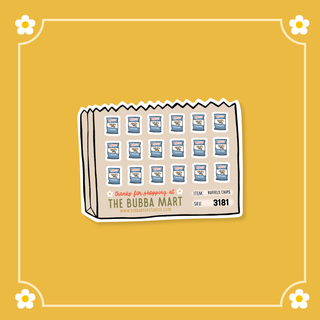 Ruffels Chips Bubba Bear Studios Ruffels Chips Stickers