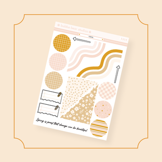 Hobonichi Cousin DAILY - Farrah Page 4 - Extras Bubba Bear Studios Hobonichi Cousin DAILY - Farrah Stickers