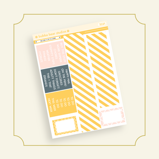 VERTICAL - The Zest Is Yet To Come VERTICAL Page 5 - Washi and Headers Bubba Bear Studios VERTICAL - The Zest Is Yet To Come Stickers