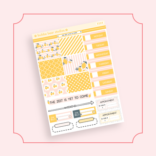 MINI - The Zest Is Yet To Come Page 1 - Deco and Date Covers Bubba Bear Studios MINI - The Zest Is Yet To Come Stickers