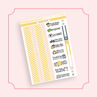 MINI - The Zest Is Yet To Come Page 3 - Washi and Text Bubba Bear Studios MINI - The Zest Is Yet To Come Stickers