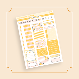 HOBONICHI COUSIN - The Zest Is Yet To Come Page 1 - Deco + Date Covers Bubba Bear Studios HOBONICHI COUSIN - The Zest Is Yet To Come Stickers