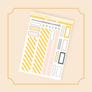 HOBONICHI COUSIN - The Zest Is Yet To Come Page 2 - Washi + Boxes Bubba Bear Studios HOBONICHI COUSIN - The Zest Is Yet To Come Stickers