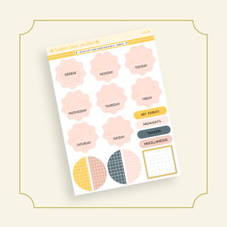 VERTICAL - The Zest Is Yet To Come BBS PLANNER - ARCHED VERTICAL ADD-ON - Starburst Bubba Bear Studios VERTICAL - The Zest Is Yet To Come Stickers