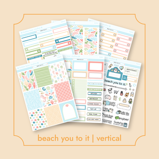 VERTICAL - Beach You To It VERTICAL Full Kit Bubba Bear Studios VERTICAL - Beach You To It Stickers