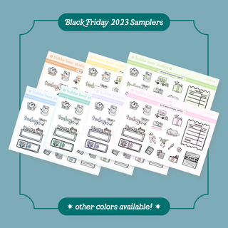 BFCM 2023 Samplers Bubba Bear Studios BFCM 2023 Samplers Stickers