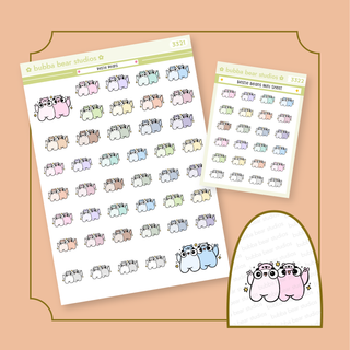 Bestie Beans Buy All (Set of 2) Bubba Bear Studios Bestie Beans Stickers