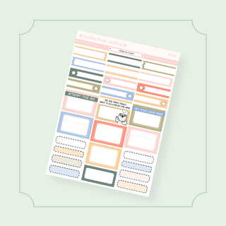 VERTICAL - Fresh As A Daisy VERTICAL Page 4 - Functional Bubba Bear Studios VERTICAL - Fresh As A Daisy Stickers