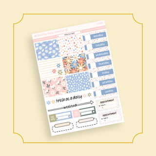 MINI - Fresh As A Daisy Page 1 - Deco and Date Covers Bubba Bear Studios MINI - Fresh As A Daisy Stationery