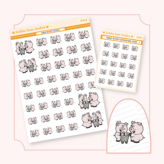 Piggies Grocery Shopping Buy All (Set of 2) Bubba Bear Studios Piggies Grocery Shopping Stickers