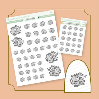 Opossums Walking Buy All (Set of 2) Bubba Bear Studios Opossums Walking Stickers