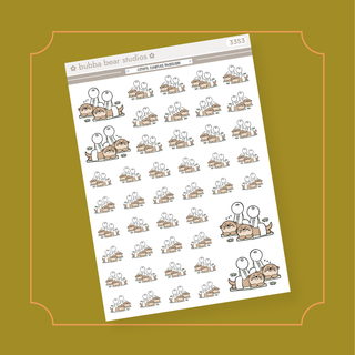 Otters Couples Massage Half Sheet Bubba Bear Studios Otters Couples Massage Stickers