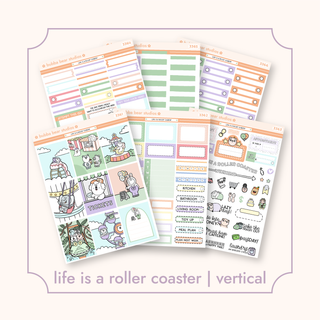 VERTICAL - Life Is A Roller Coaster VERTICAL Full Kit Bubba Bear Studios VERTICAL - Life Is A Roller Coaster Stickers