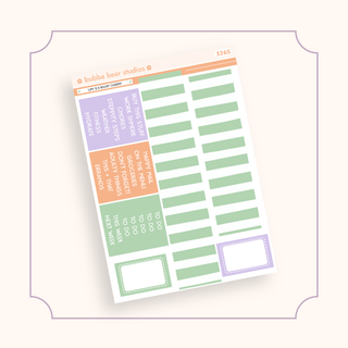 VERTICAL - Life Is A Roller Coaster VERTICAL Page 5 - Washi + Headers Bubba Bear Studios VERTICAL - Life Is A Roller Coaster Stickers