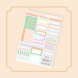 MINI - Life is a Roller Coaster Page 2 - Boxes and Headers Bubba Bear Studios MINI - Life is a Roller Coaster Stickers