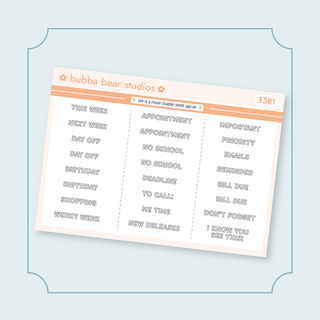 Life is a Roller Coaster Script Add-On Bubba Bear Studios Life is a Roller Coaster Script Add-On Stickers