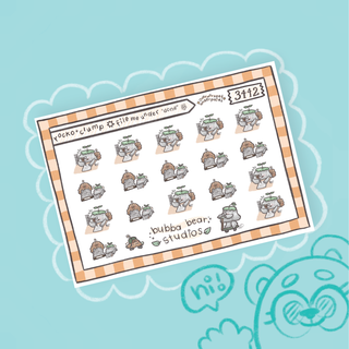 Rocko + Clump || File Me Under "Done" Bubba Bear Studios Rocko + Clump || File Me Under "Done" Stickers