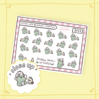 Lottie + Dot || Sheets & Giggles Bubba Bear Studios Lottie + Dot || Sheets & Giggles Stickers