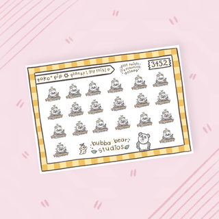 Koko + Pip || Plans? I Got This! Minimal Bubba Bear Studios Koko + Pip || Plans? I Got This! Stickers