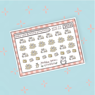 Koko + Pip || Sticky Situations Bubba Bear Studios Koko + Pip || Sticky Situations Stickers
