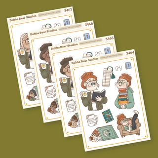 Reading > Everything || Girl Deco Sheet