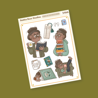 Reading > Everything || Girl Deco Sheet