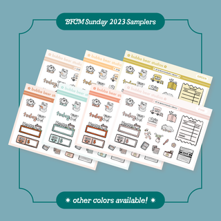 BFCM 2023 Samplers Bubba Bear Studios BFCM 2023 Samplers Stickers
