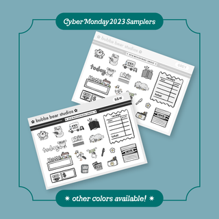 BFCM 2023 Samplers Bubba Bear Studios BFCM 2023 Samplers Stickers