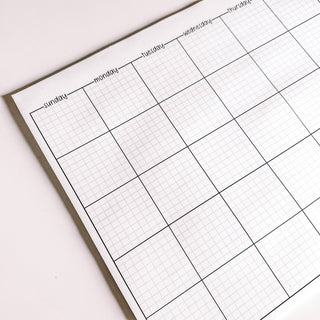 Tear Away 11x17 Desk Calendar Pad